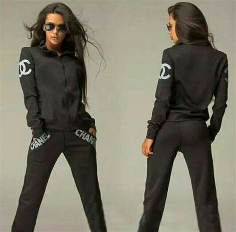 chanel sweat|chanel tracksuit.